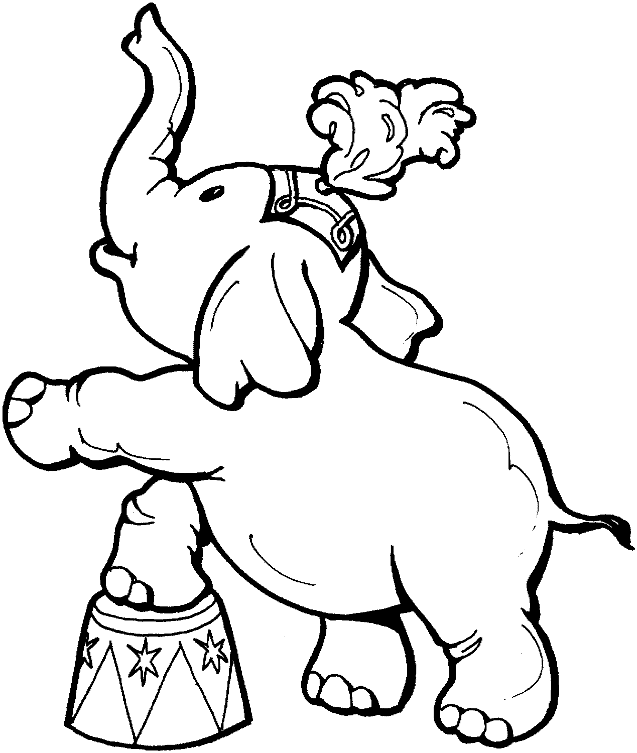 Images For > Circus Elephants Drawings