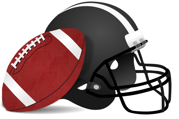 Football Clipart Black And White - Free Clipart Images