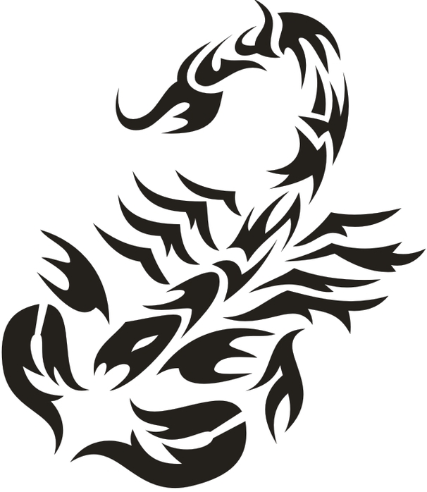 Gambar tribal scorpion clipart free to use clip art resource ...