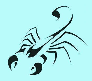 Tribal Scorpion Tattoo