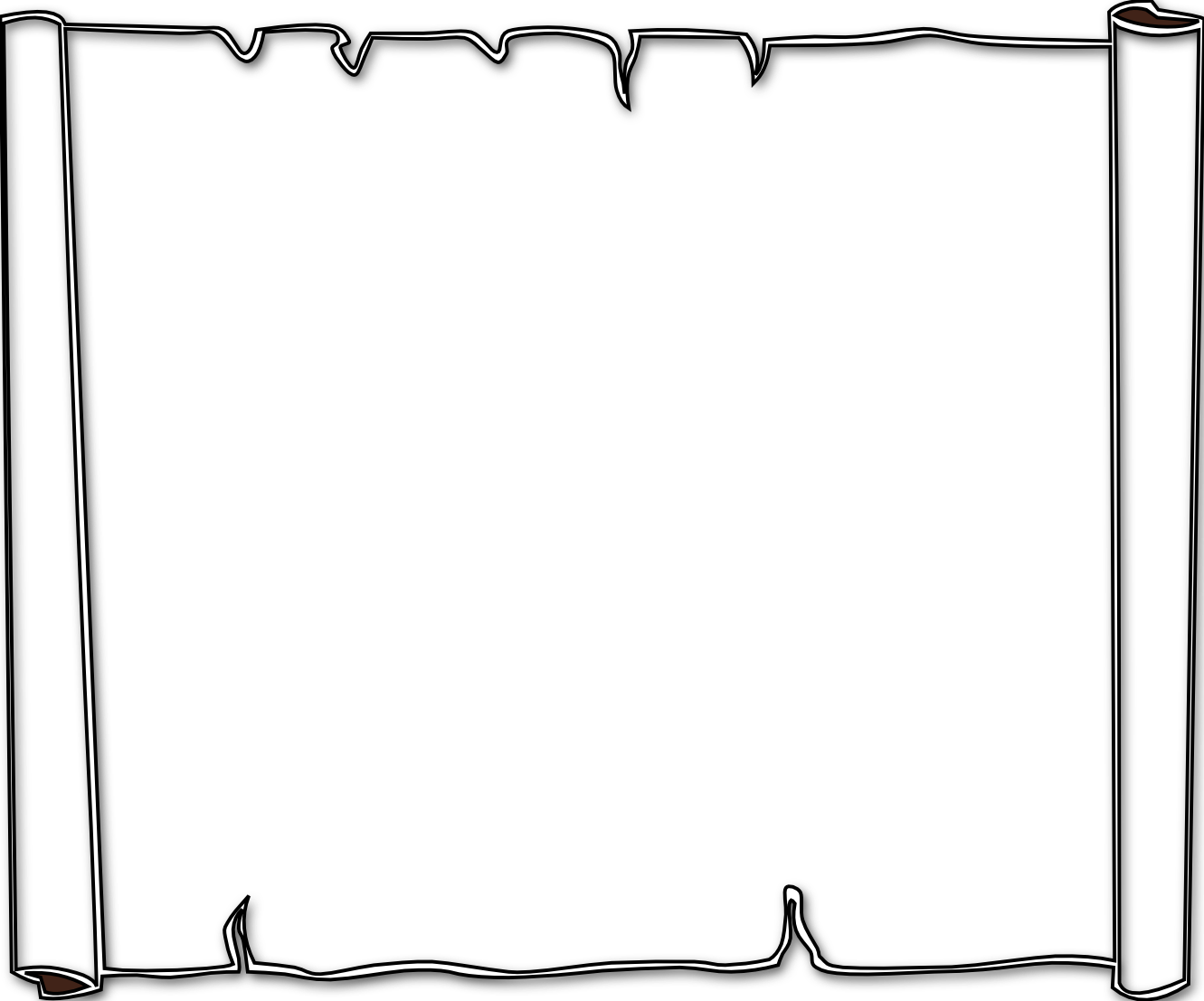 Simple border clipart black and white - ClipartFox