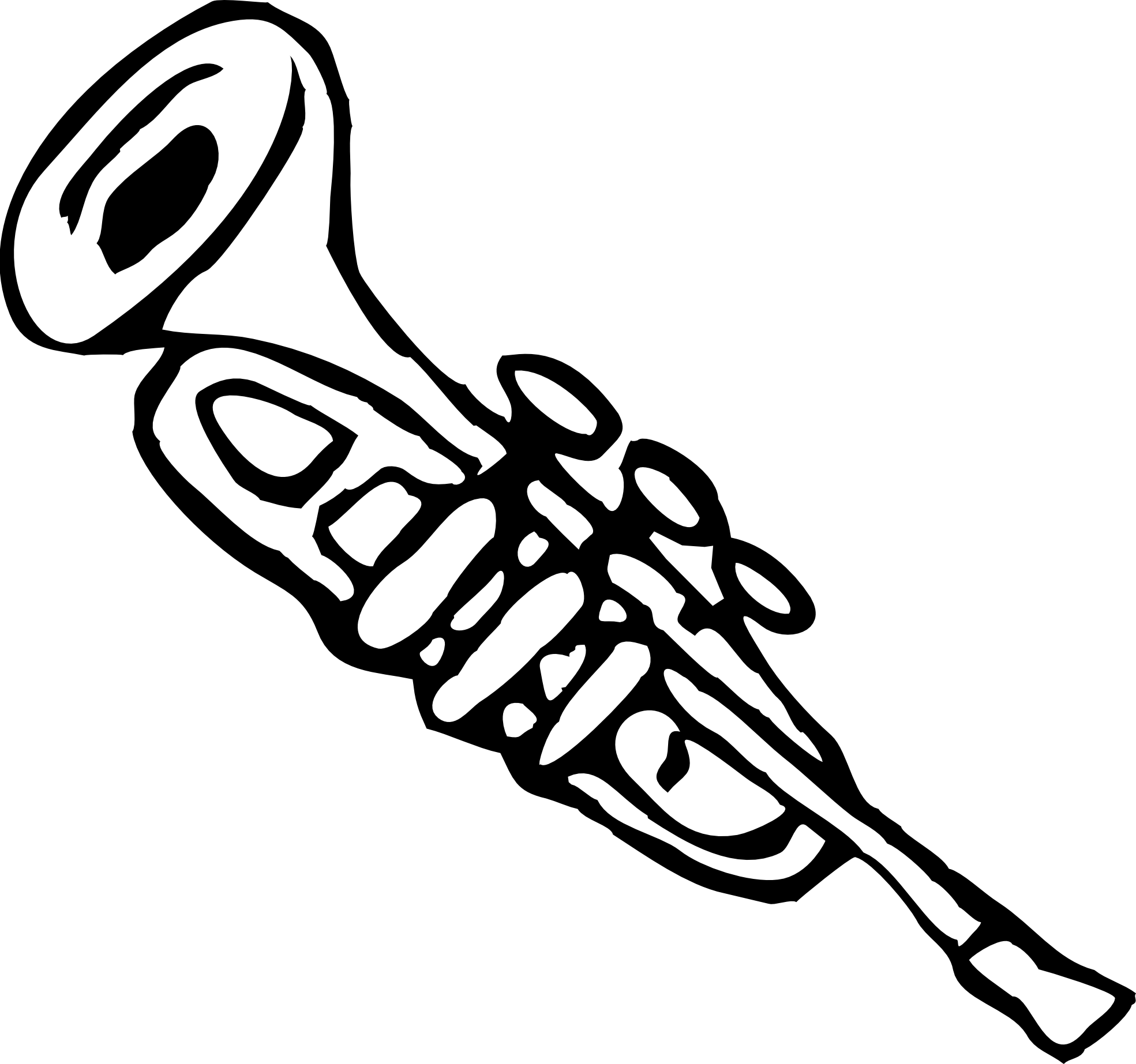 Jazz Trumpet Clipart