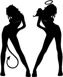 Angel Devil Symbol - ClipArt Best