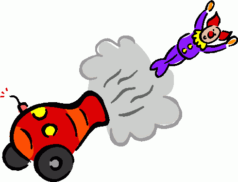 Circus cannon clipart