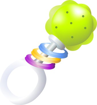 Baby Rattle Clipart