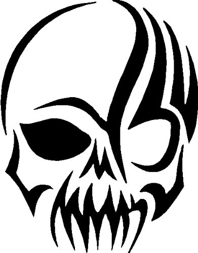 Amazon.com - TRIBAL SKULL...DECAL CAR STICKERS GRAPHICS WALL ART ...