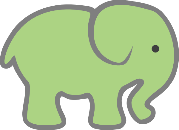 Baby Elephant Clip Art - Tumundografico