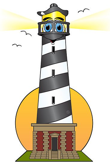 Lighthouse cartoon clipart