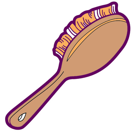 Hair Brush Clipart