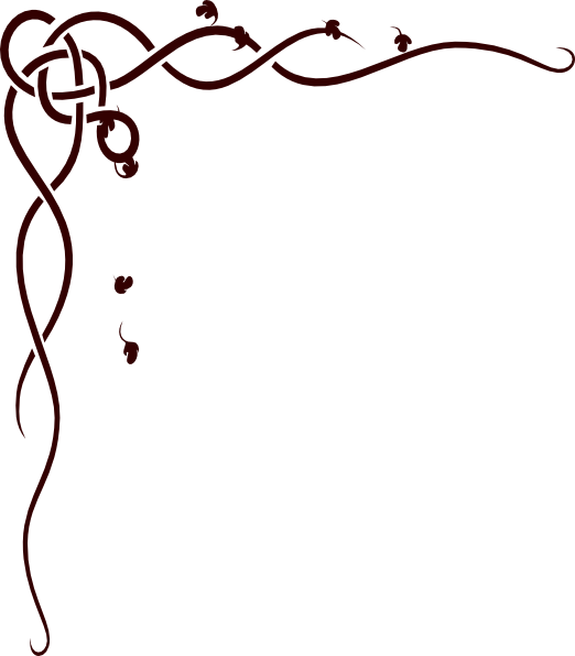 Burgundy Scroll Clipart