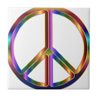 Peace Sign Ceramic Tiles | Zazzle