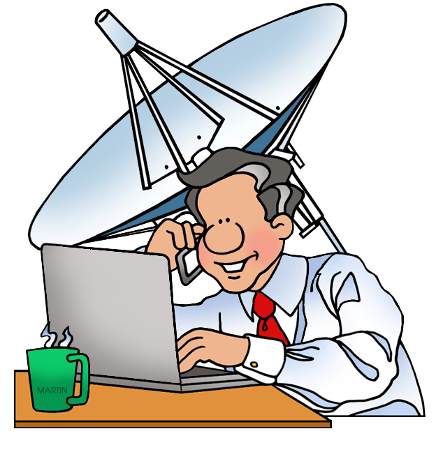 Free Physics Clip Art by Phillip Martin, Telecommunications