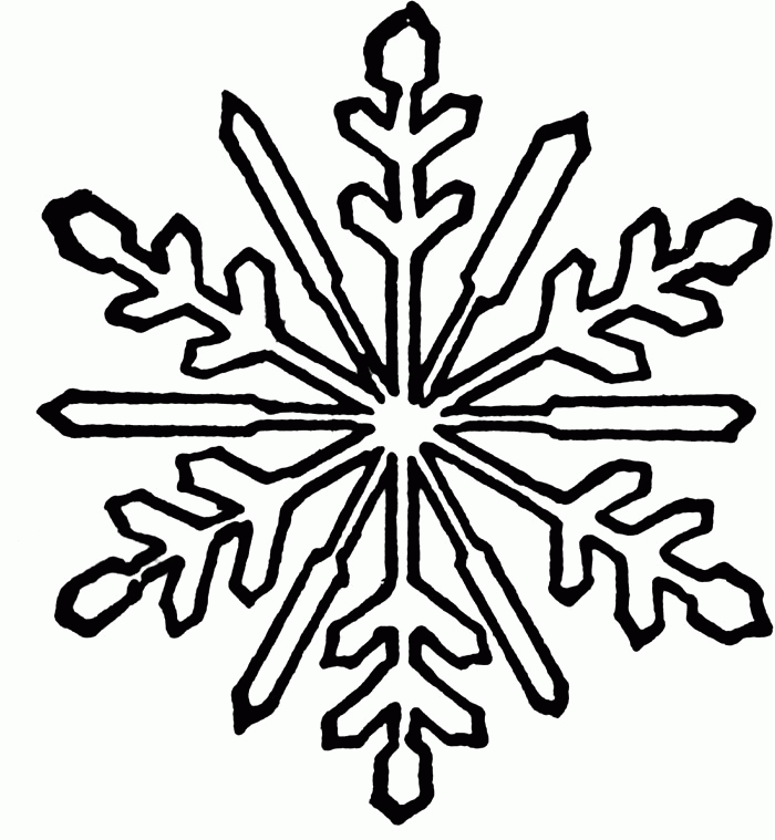 Printable Snowflake Coloring Pages - AZ Coloring Pages