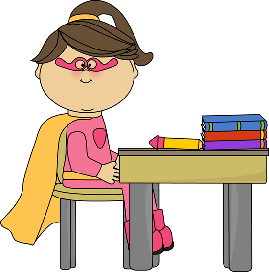 Superhero clipart math