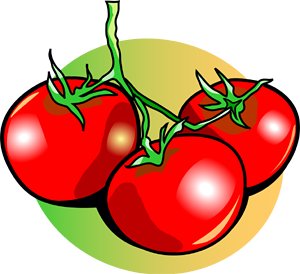 Red Tomato Plant Clipart