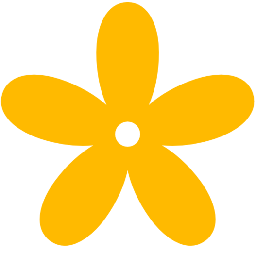 Yellow Flower Clipart - Tumundografico