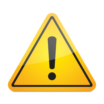 Yellow Triangle Road Sign Clip Art, Vector Images & Illustrations ...