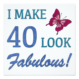 40th Birthday Wishes For A Woman