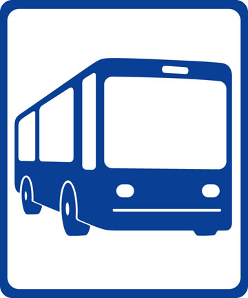 Blue Bus Stop Sign Clipart Panda Free Clipart Images