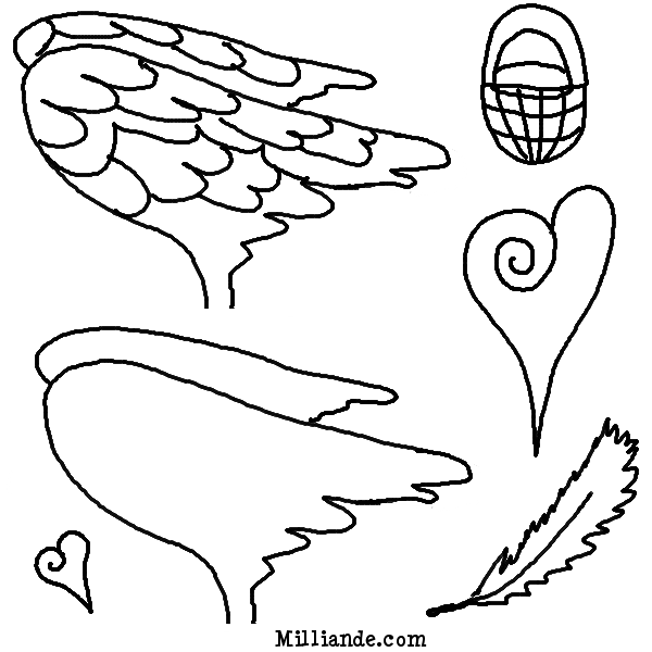 Paper Doll Printables Angel Wings,HOPOFF Printable Angel Wing ...