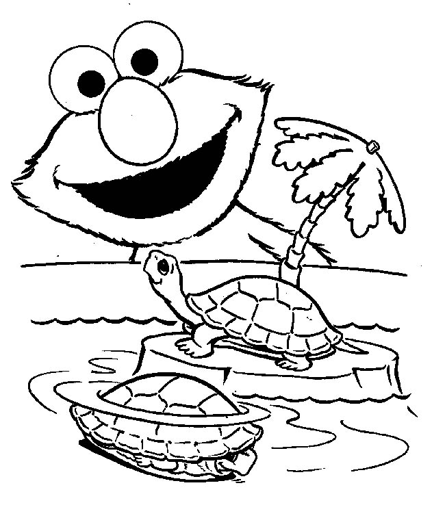 Free Printable Elmo Coloring Pages For Kids