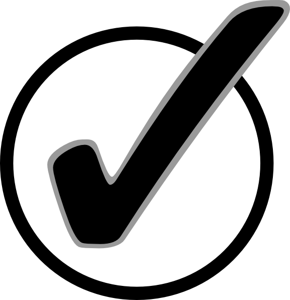Circle Checkmark Clip Art - vector clip art online ...