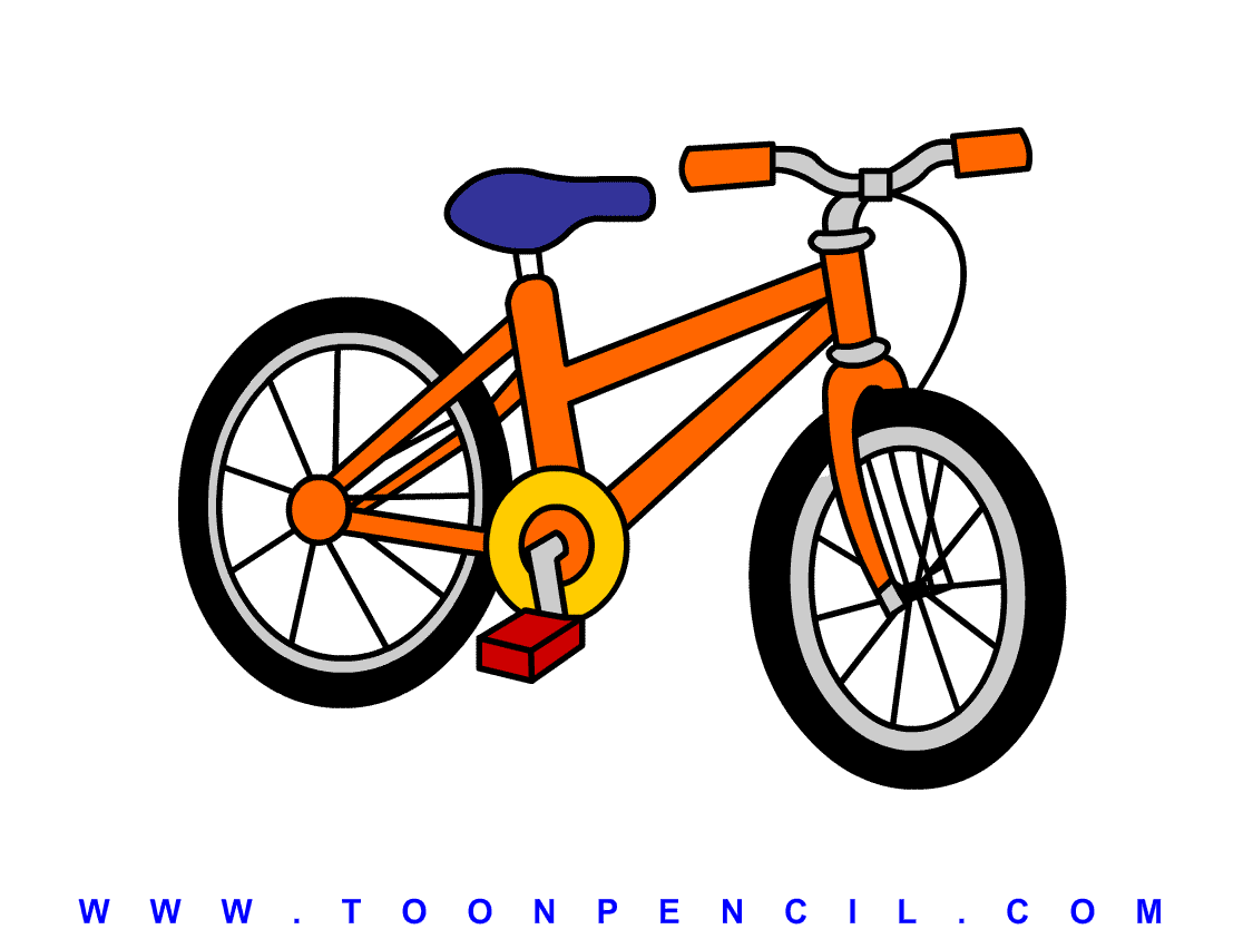 How To Draw A Bike Step By Step For Kids