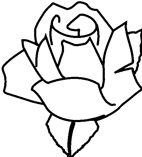 Rose Coloring Pages
