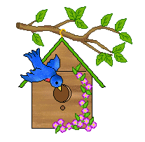 bird clip art and blue birds and christmas doves plus bird houses ...