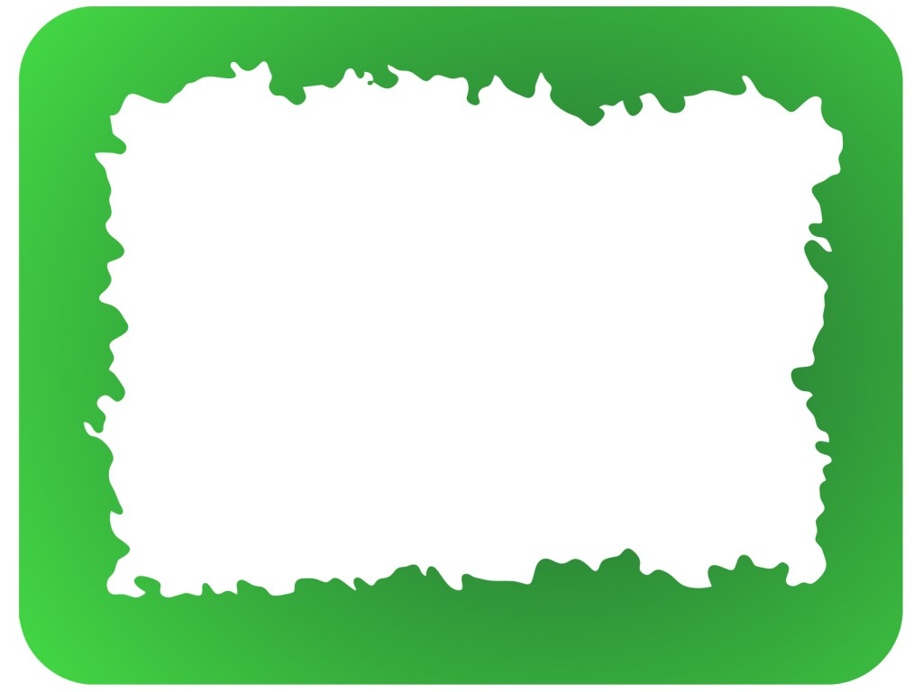 Slime Border Backgrounds - Border & Frames, Green - PPT Backgrounds