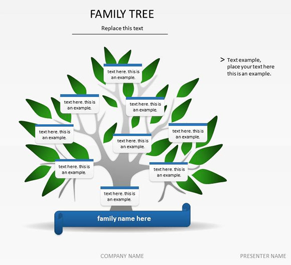 5 Family Tree Word Templates - Excel xlts