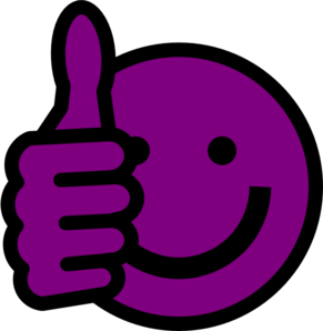 Purple Happy Face Clip Art - ClipArt Best