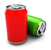 Aluminum cans clipart
