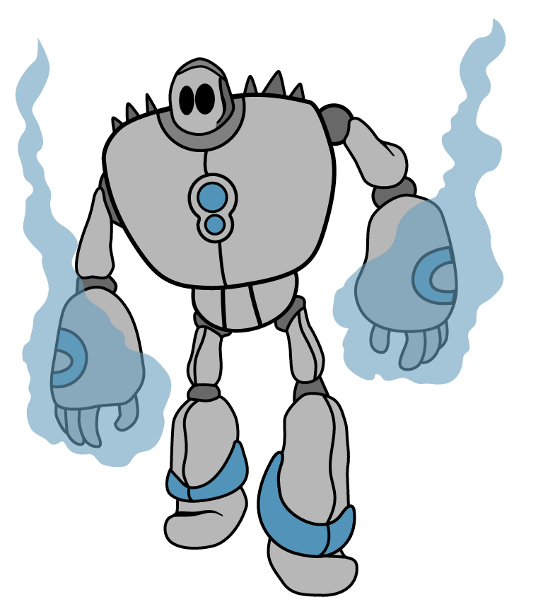 Simple robot clipart