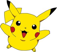Pikachu face clipart
