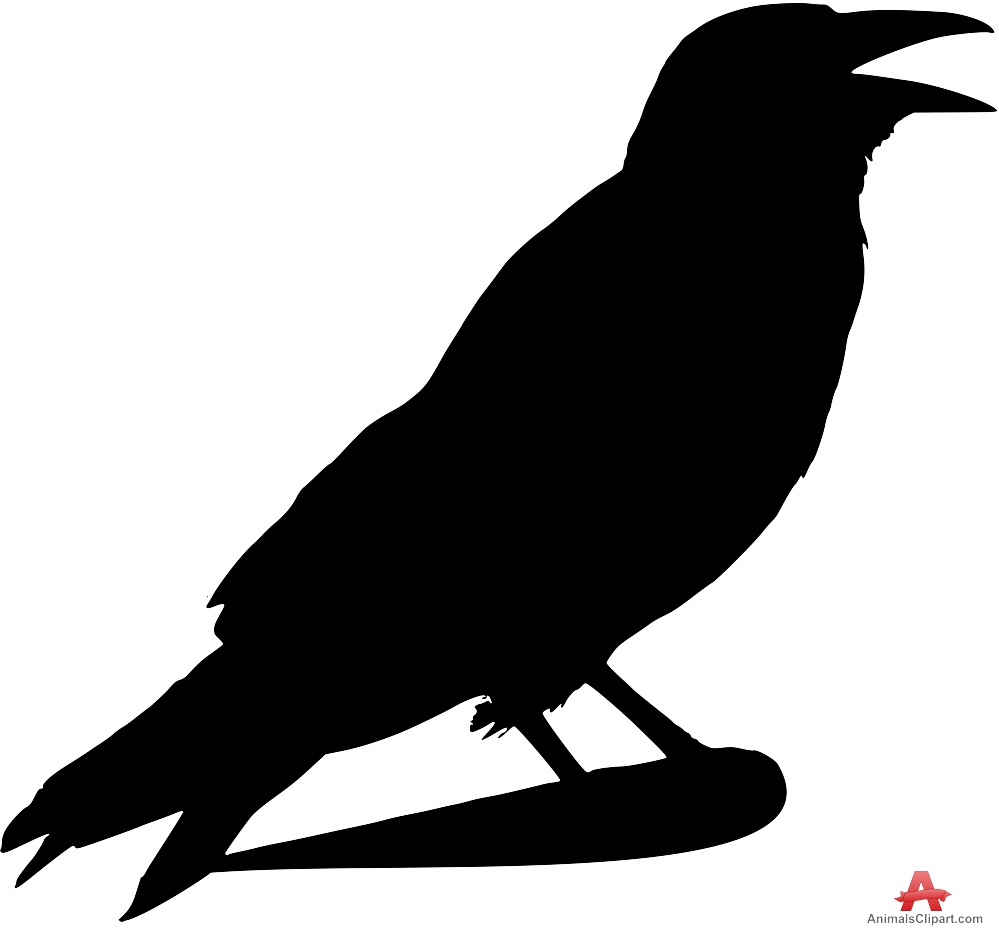 Raven Crow Silhouette | Free Clipart Design Download