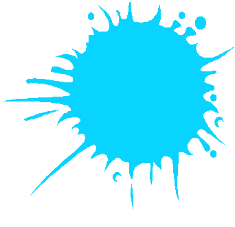 Blue Splat Clipart