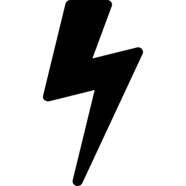 Lightning bolt shadow Icons | Free Download