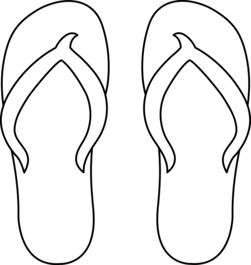 Flip Flops Clipart Black And White Panda Free Clipart - Free to ...