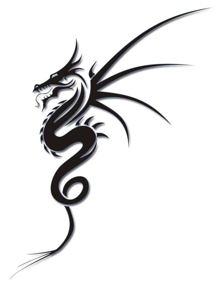 Tribal Dragon Tattoos | Dragon ...