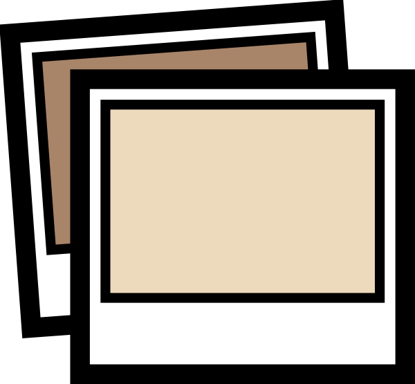 Photograph Brown Clip Art - vector clip art online ...