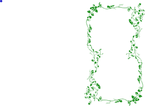 Green Ivy Vine Border Clip Art - vector clip art ...