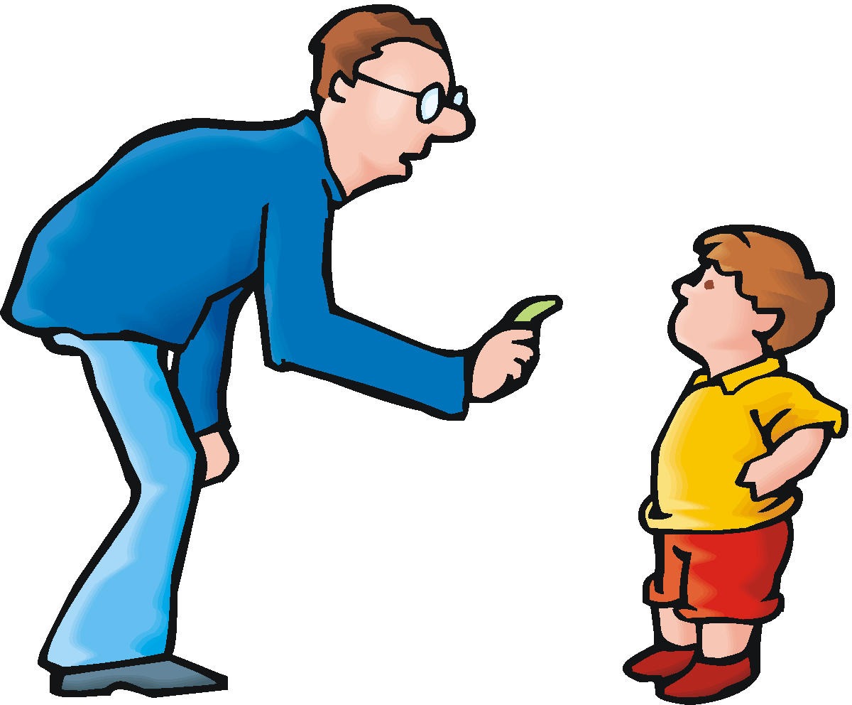 Toddler Discipline Clipart