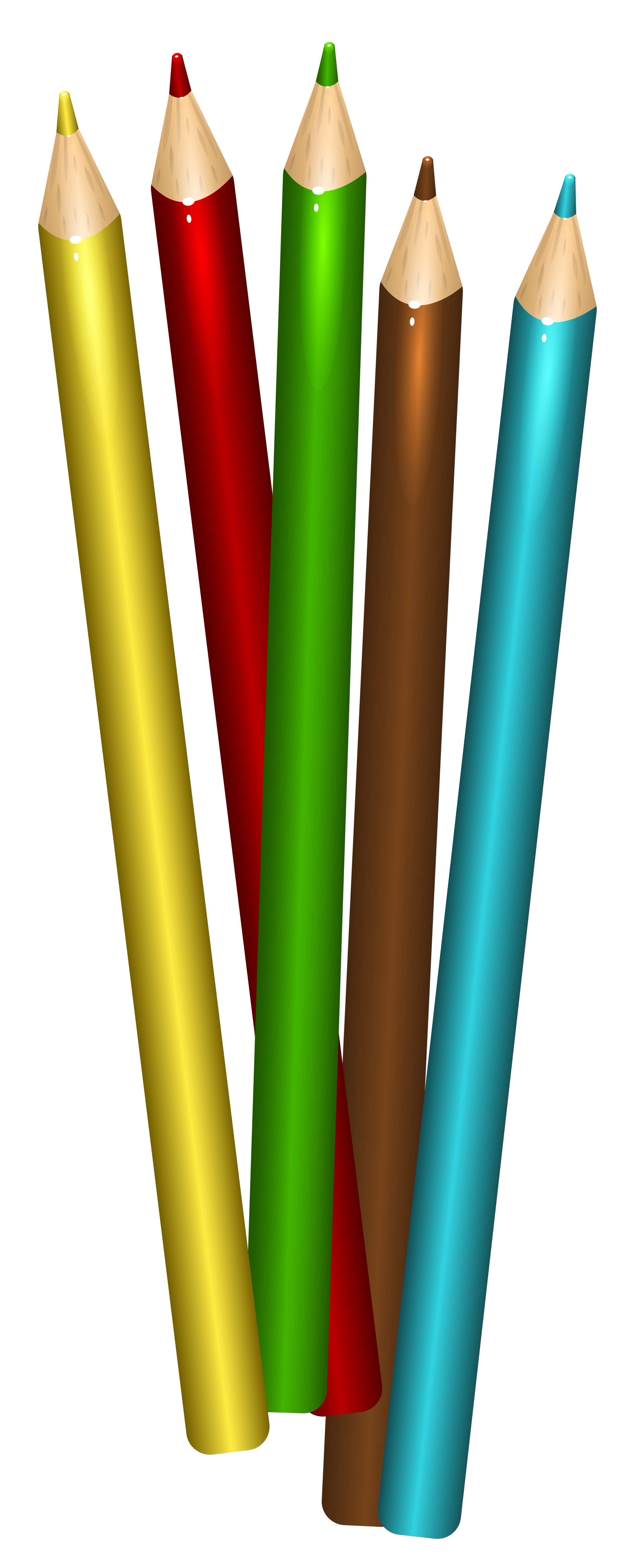 School Pencils PNG Clipart Image