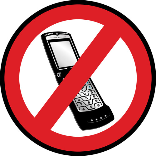 NO Cell Phone Sign Custom Floor Signs : Customize at no extra ...