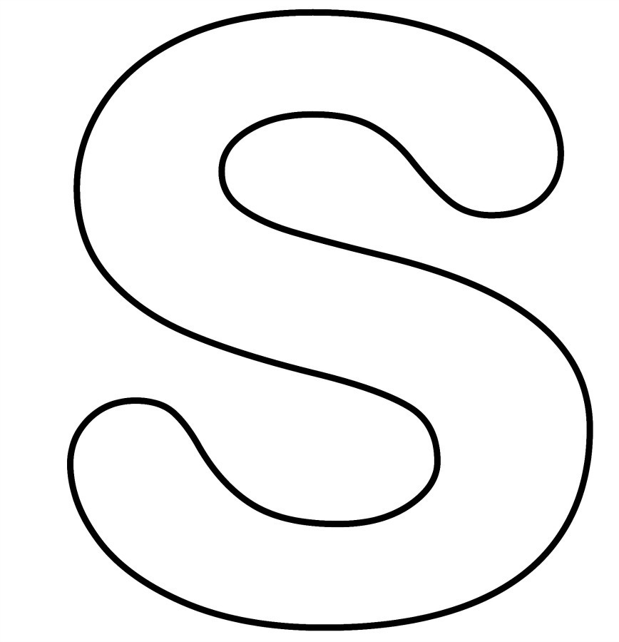 Letter S Coloring Pages #19096