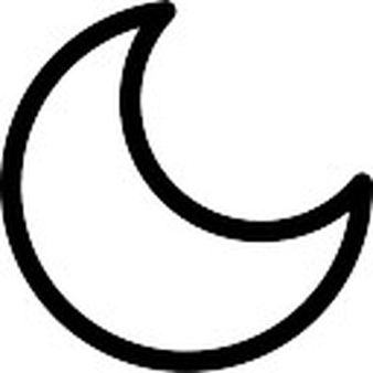 Crescent Moon Outline Vectors, Photos and PSD files | Free Download