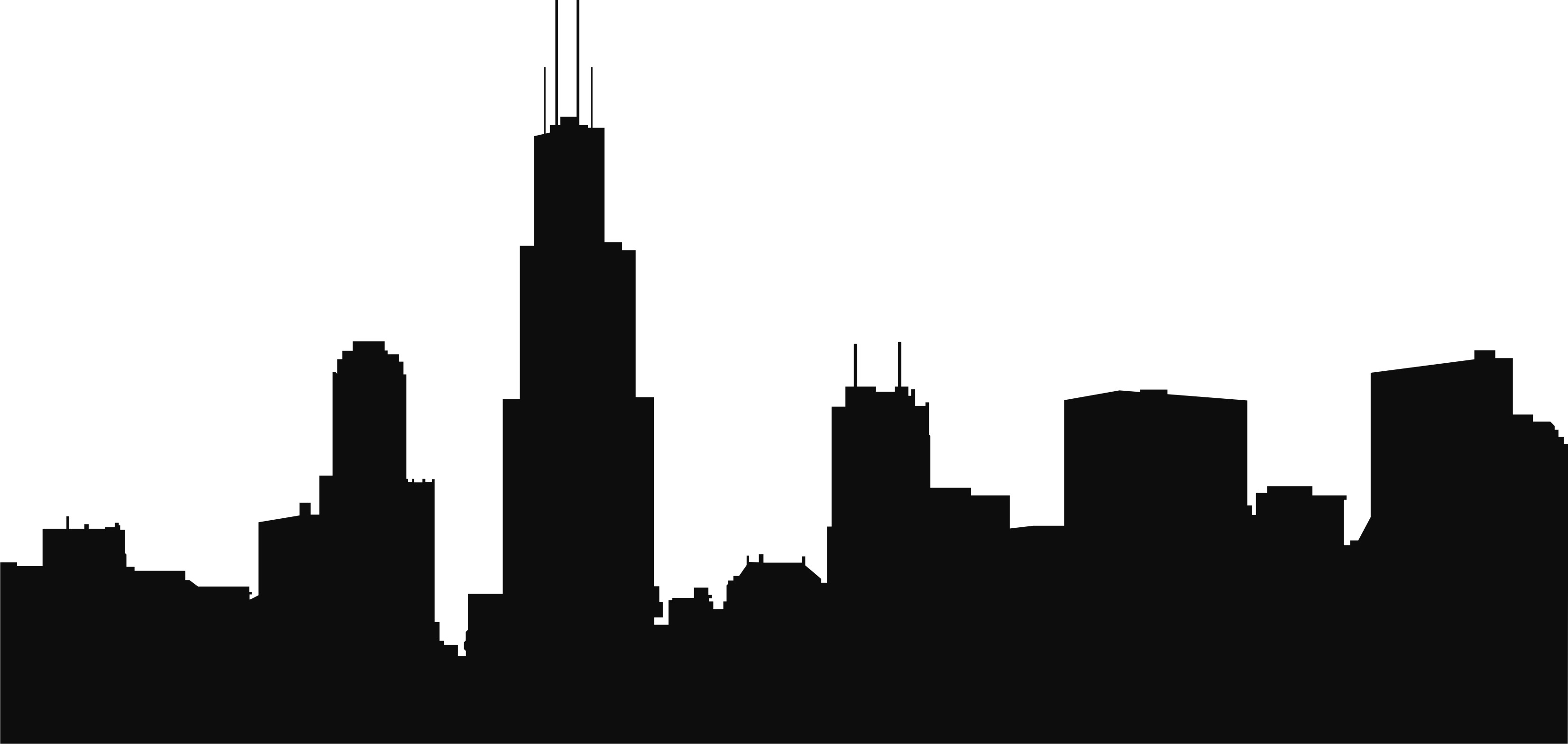 Chicago Skyline Clipart - Chicago Skyline Outline | Bodegawasues