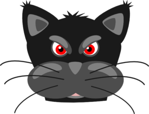 Mean Cat Clipart