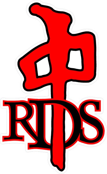 Corporate Logo Decals :: Red Dragon Skate Decal / Sticker 03